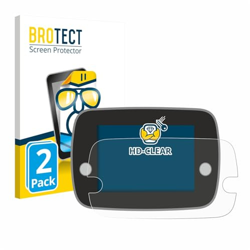 BROTECT Schutzfolie für Fiat 500 Series 8 2020 Uconnect 7 | 2 Stück Transparenter Displayschutz Made in Germany Klare Displayschutz-Folie Clear Einfache Montage Case-Friendly