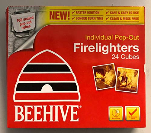 BBQ Fire Lighter Cubes x 24 Pcs Mess & Odour Free 15 Minute Burn Charcoal Barbeque Grill (1)