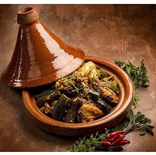 Tajine aus Ton Ø 27 cm für 4-5 Personen - Marokkanische Tagine