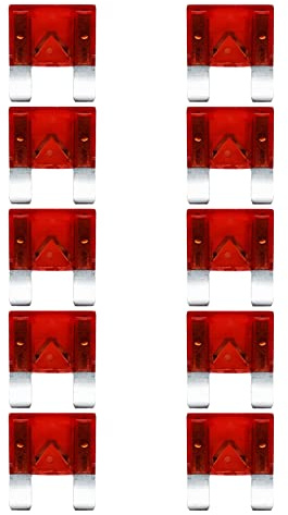 baytronic 10x Kfz-Flachstecksicherung Maxi (rot 50A)