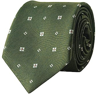 WANYING Verde 8 cm Corbata Hombre Moda Jacquard Tejido Estándar Corbata Negocios Casual Formal Boda Fiesta Retro