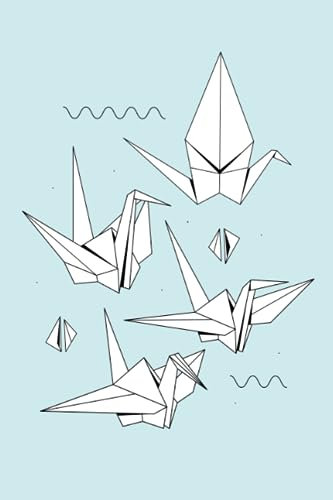 Notizbuch: Papierfaltkunst Notizbuch | 6x9 Zoll DIN A5 | 100 Seiten liniert | Papierfalttechnik Notizheft | Papier Tagebuch | Papier Falten Schreibheft | Kunst des Papierfalten Geschenk