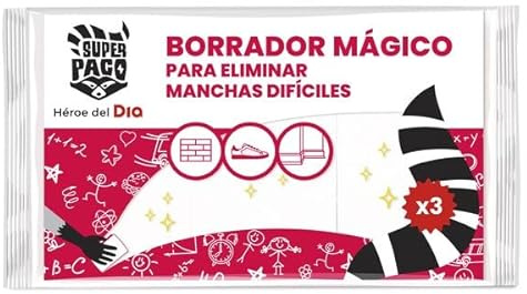 Dia Super Paco Borrador Mágico, 3 Uds