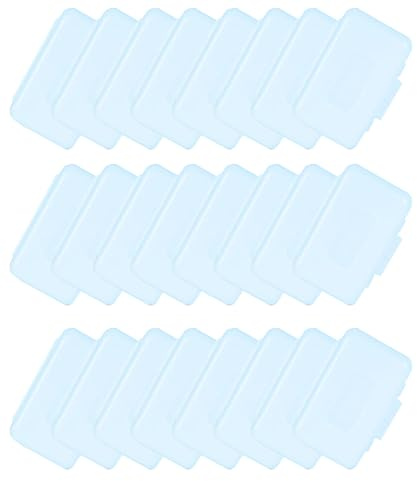 OBTANIM Zahnspangenwachs, Zahnpflege, kiefergerechtes Wachs für Zahnspangen, Blau, 24 Stück