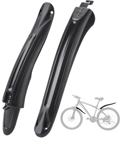 Gomice Parafanghi per Bici, parafango per Bici,Paraspruzzi Universale per Bici | Set parafanghi per Bici da 26-29 Pollici, parafanghi per Bicicletta durevoli, parafanghi Anteriori e Posteriori