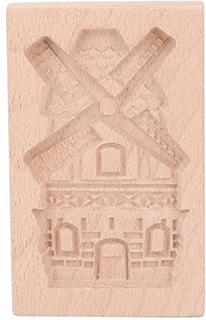 Timbro per biscotti in legno, timbro per pressa per biscotti intagliato in 3D Diversi modelli Set di formine per biscotti Timbro multiuso per cioccolato da cucina per Natale (Jwthee8PA4I9-12)