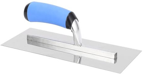 Frattone per Intonaco in Acciaio Inossidabile, Frattone per Finitura in Calcestruzzo con Manico in PVC, Attrezzo per Finitura in Calcestruzzo per Pareti e Pavimenti, Frattone per