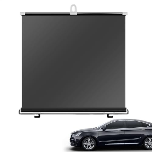 Auto Retractable Sun Shade, UV Protection Car Windshield Cover, Front/Rear Shutter Sun Visor Protector, Anti-UV & Heat Blocking, (40x60cm) Fit for Most Vehicles, Indoor/Outdoor Use