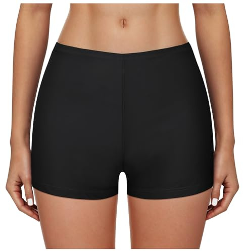 Maillot De Bain Short Femme Bas Bleu Marine Shorty Fille Sport Maillots Taille e Noir Shorts Grande Tankini Eponge Long Rouge Boxer Slip Blanc