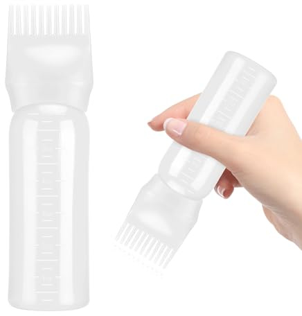 Fysaran Scalp Applicateur d'huile capillaire 170 ml avec shampooing, brosse à cheveux, bouteille d'huile capillaire, brosse de massage pour cheveux, cuir chevelu