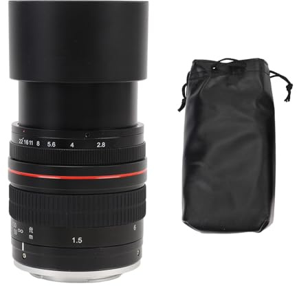 Festbrennweite Objektiv 135mm F2.8, Vollformat, Multibeschichtetes Glas - Große Blende für Low - Light, Manueller Fokus, DSLR Kompatibel