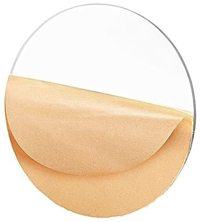 Transparenta akrylskivor - Anpassningsbara cirkulära hantverksskivor (2-6 mm tjocklek) for gör-det-själv-projekt(320MM*6MM)