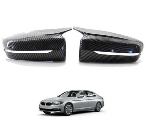 Auto Spiegelkappen Für BMW 5 Series G30 G38 2017-2019, 1 Paar Rückspiegel Abdeckung Außenspiegelabdeckung Rückspiegelgehäuse Die Ersatz