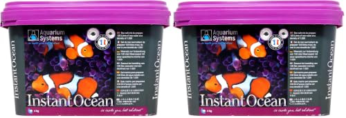 Aquarium Systems Instant Ocean Sel pour Aquariophilie 4 kg/120 L (Lot de 2)