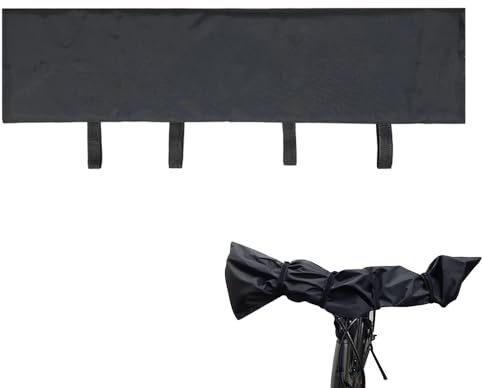 Housse de guidon de vélo électrique universelle en tissu Oxford résistant aux intempéries Installation sécurisée pliable