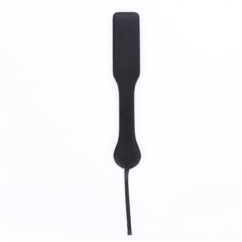 IRFHDCX Fusta Caballo 32cm Cuero Negro Metal Clavos Remo equitación Cultivos Flogger látigos
