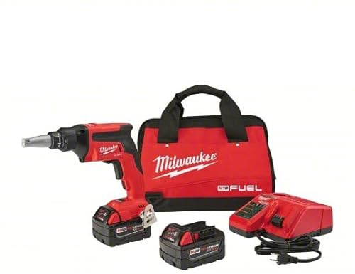 Milwaukee 2866-22 M18 FUEL Drywall Screw Gun- XC Kit with 5.0 Ah Batteries