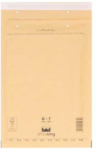 verpacking 100 G/7 Braun Luftpolsterversandtaschen Luftpolstertaschen Umschläge