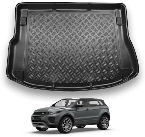NOMAD Boot Liner Mat for Land Rover Range Rover Evoque 2011-2019, Tailored PE Car Boot Protector Tray, Waterproof Raised Edge Trunk Mat, Easy Clean Cargo Floor Liner