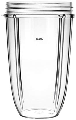 AidShunN Juicer Cups for NutriBullet Replacement Parts 600w 900W 18OZ 24OZ 32OZ Clear Mugs Blender Juicer Mixer-(24OZ)