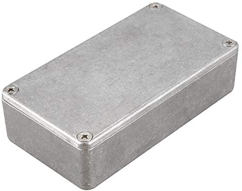 1 x Gitarren-Effektpedal-Aluminium-Gehäuse für DIY-Gitarrenpedal-Set 1590B