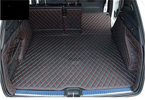 Car Kofferraummatte Für Mercedes Für Benz GLC 200 220d 250 300 Coupe 2015-2021 Kofferraumteppiche Kofferraummatte Spezielle Kofferraummatten Kofferraumwanne (Color : Schwarz Rot)
