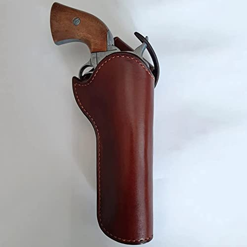 REMEK Mittelalterliches Leder Verdecktes Holster, Revolver Western Cowboy Pistolenhalter Vintage Steampunk Stil Zubehör Für Halloween Cosplay Kostümzubehör
