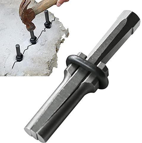 PW TOOLS fendage Roche | Coin Pierre Robuste - Outil Coin fendage Pierre Roche pour Le béton, la Roche, la Pierre, Le séparateur, Le marbre, Les Outils à Main Granit