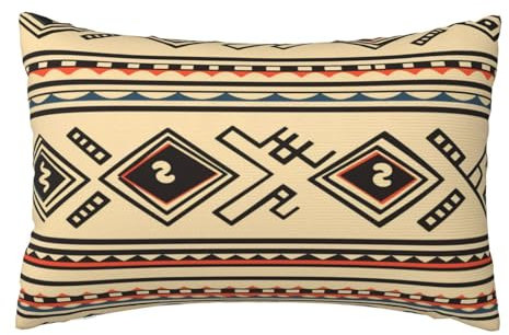 Kissenbezug 40x60 cm 2er Set Herbst Deko Kissen Ethnisch, Afrikanisch Kissenbezug, Rechteckig Kissenbezüge, Weicher Sofakissen, Kissenhülle Herbst, Zier Kissen Aesthetic, Couch Deko Schlafzimme,J638