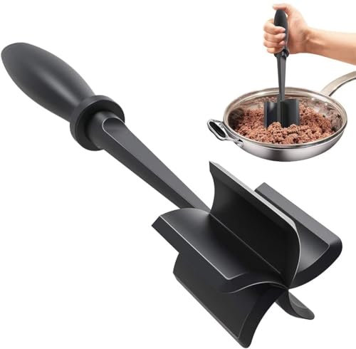 Meat Chopper, Potato Mashers, Heat Resistant Masher, Minced Beef Chopper, Türkiye Hamburger Kitchen Gadget, Non Stick Pan Multi-Function Hamburger Meat Chopper, Mashed Potatoes Tool Kitchen Tool