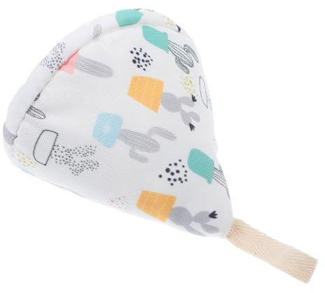 OUNONA Protège-poignée Triangulaire pour Couvercles de Casseroles, Polyester Coton, Anti-Chaleur, Léger, Lanière Suspendre, Cuisine