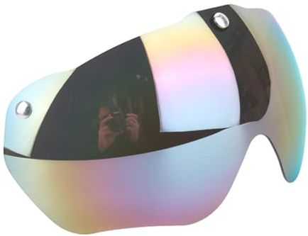 YHAILI Occhiali magnetici per casco da bici con visiere parasole staccabili e protezione solare rimovibile per casco da ciclismo Occhiali sportivi antivento