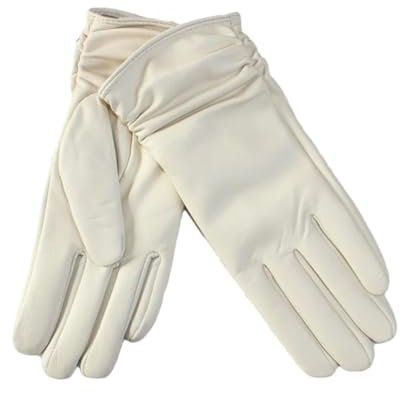 Damen-Handschuhe Aus Elastischem Schaffell, Winter, Warm, Fleece, Touchscreen, Atmungsaktiv, Seide, Dünn, Fahrhandschuhe