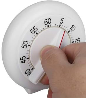 Kitchen Timer, 60 Minutes Round Shape Mechanical Egg Timer Timers For Cooking For Cooking, Game Timers, Fitness Exercising