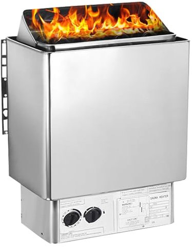 Calentador De Sauna 6KW/8KW/9KW Generador De Vapor De Sauna Calentador De Sauna Estufa De Leña Portátil para Sauna Seca para Apartamentos De Piscina Interior En Hoteles De Sauna,9kw
