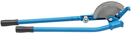 QIERF Hand Rohrbieger Manuelle Rohrbiegemaschine Manueller Biegezange 15/22mm, 0-90° Biegewinkel für Kupferrohre, Aluminiumrohre, dünnwandige Eisenrohre, 2mm dicke Edelstahlrohre, Blau