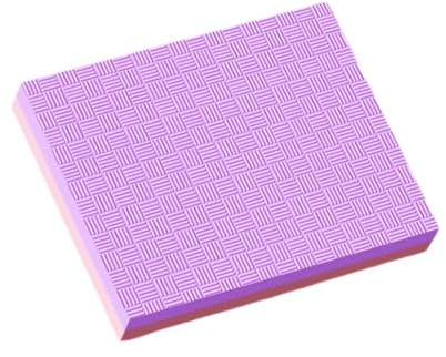 Ronyme Balance-Pad, Balance-Kissen, bequemes, tragbares Schaumstoffkissen für Übungen, Knieschoner für, Pilates und Outdoor-Workouts, Lila