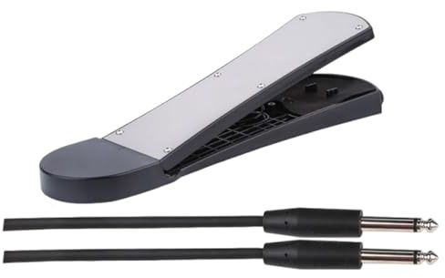 LeeQinersw Pedal de Batería Universal Pedal de Pie para Pad Electrónico Accesorio de Bombo con Base Antideslizante de PP, para Práctica y Entrenamiento, 1 Pieza