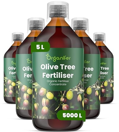 Engrais liquide organique 5x1L pour Olivier – floraison et récolte durables – Organifer