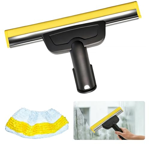 Limpiador de vapor para ventanas Kärcher SC1/SC2/SC3/SC4/SC5/SC7/CTK10/20 con paño de fibra, boquilla de ventana, accesorios de repuesto, boquillas para ventanas para limpiador de vapor, limpieza sin