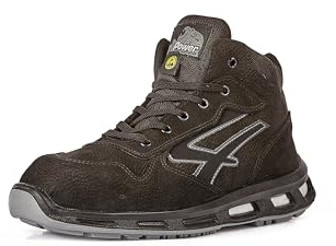 U-Power Red Lion Lift, Scarpe Antinfortunistiche, Alte, Leggere e Flessibili, Antiperforazione, Antiperforazione, con Suola infinergy, con Puntale in Alluminio (45)