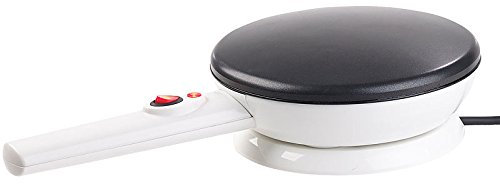 Rosenstein & Söhne Crepes Maker: Kabelloser Crêpes-Maker, Anti-Haft, Temperatur-Automatik, 20 cm, 800 W (Pfannkuchen, Crepe Eisen, Waffeleisen)