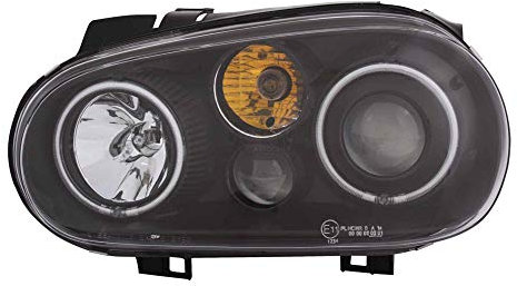 Scheinwerfer Set CCFL Angel Eyes IV Bj. 97-06 H3+H1+H3 klar schwarz