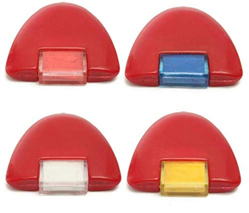 Bongles Markierkreide Wheel Kit DIY Nähen Teile Dreieck Kreiderad Schneiderkreide Rad Mit 4 Farbe Ersetzen Refill(zufällige Farbe)