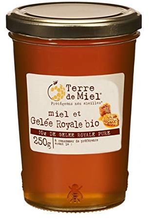 Terre De Miel - Préparation De Miel Et Gelée Royale Bio 250G - Vendu par unité