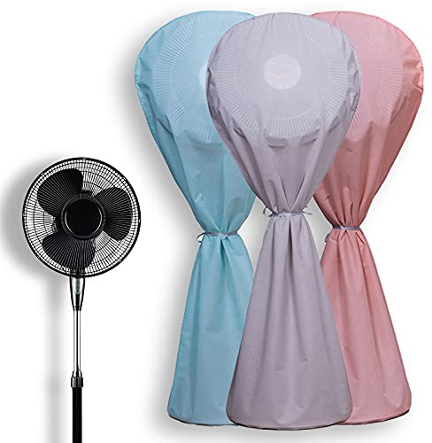 ZZJCY Lot de 3 housses anti-poussière rondes pour ventilateurs électriques, protection de ventilateur de sol, pour ventilateurs de sol, longs
