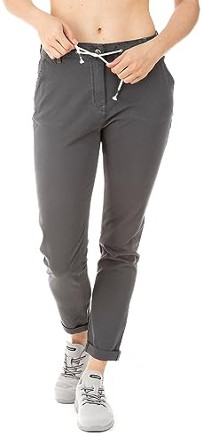 Chillaz Summer Splash - Pantaloni da donna, colore: Verde oliva