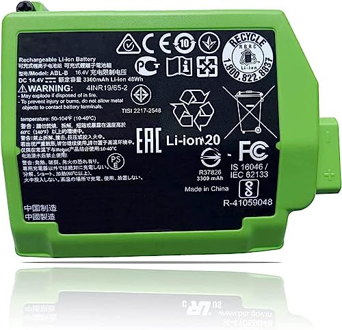 ABL-B 4INR19/65-2 Batteria per laptop | Sostituzione per spazzatrice iRobot Roomba S9 9150 S9+ S9550 9550 Robot Vacuum Series(14.4V 48Wh)