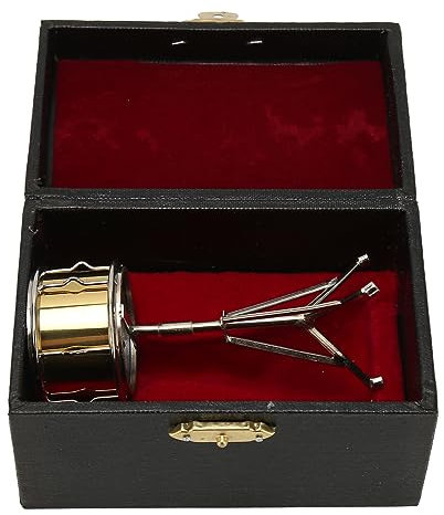 Miniatur Snaredrum Modell, Trommel Miniatur Nachbildung, Dekoratives Kupfer Musikinstrument Ornament, Mini Musik Ornamente für Puppenhaus, Bücherregal, Schreibtisch, Golden