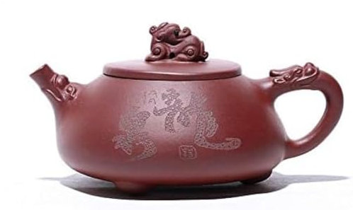 Teiera Zisha, Teiera In Argilla Viola Fatta A Mano, Set Da Tè Fatto A Mano, Regalo Busisses Della Collezione Di Teiere
